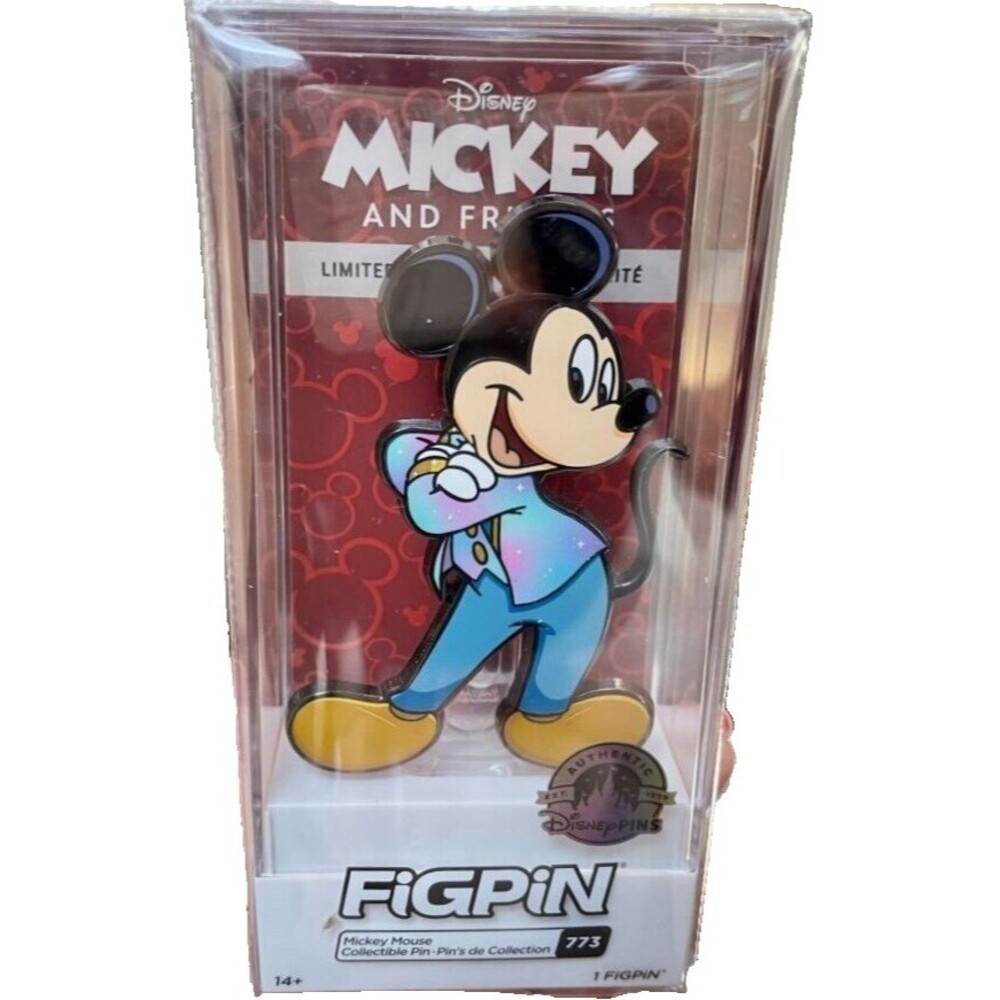 Disney Parks  FIGPIN 50th Anniversary Mickey #773 LR Pin Park Exclusive  NEW